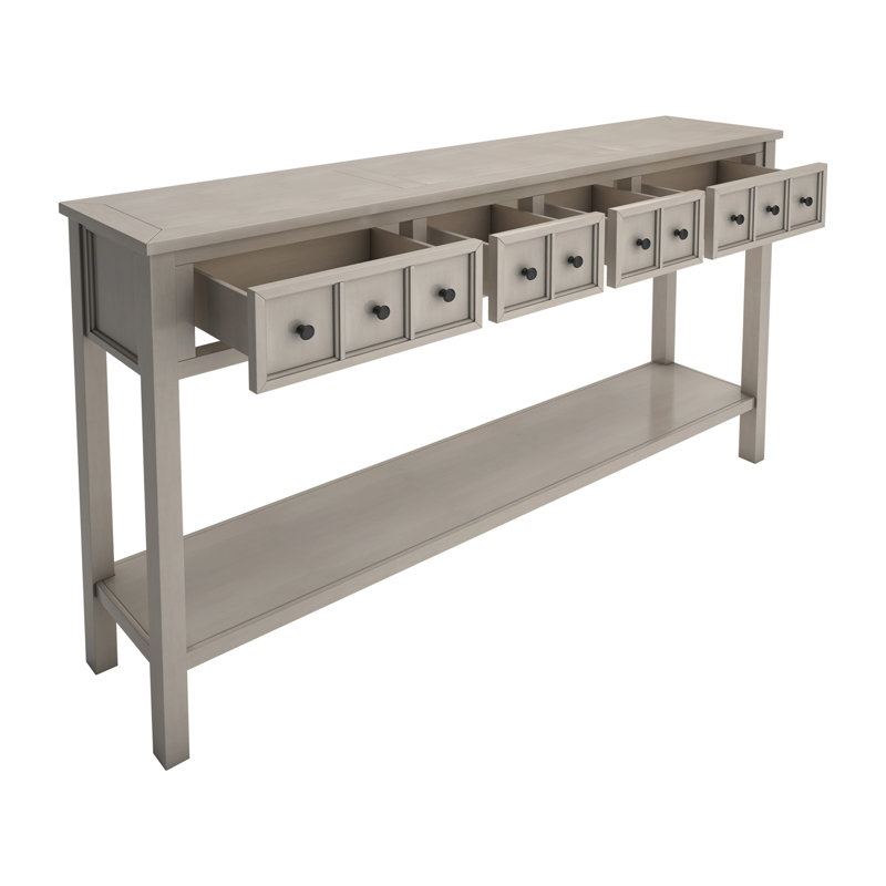 Console Rustic, Gris délavé