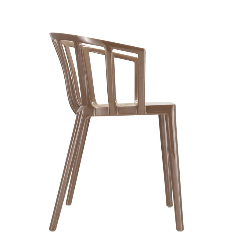 Venice Outdoor Dining Armchair, Taupe