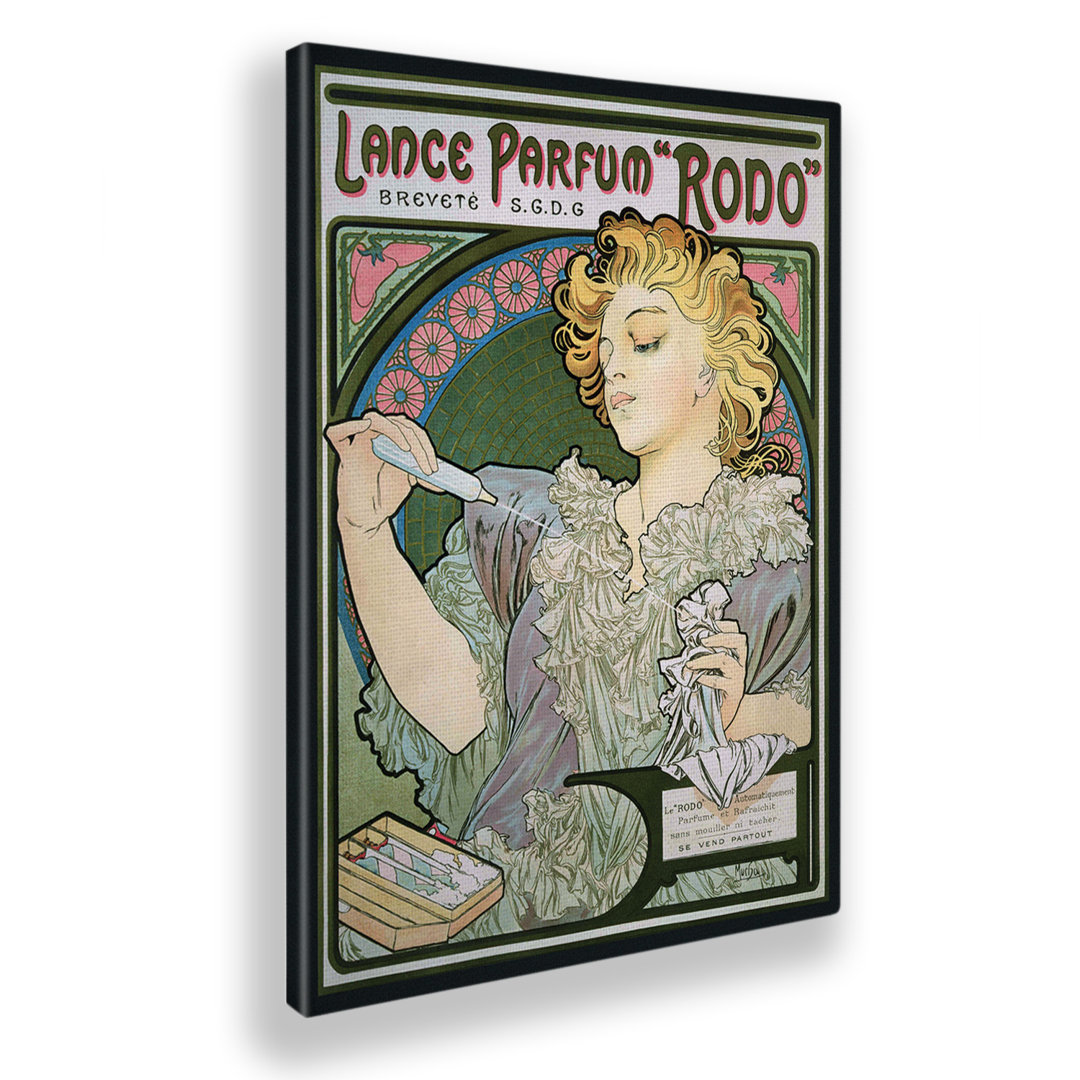 Kunststoffbild Monaco - Monte Carlo von Alfons Mucha