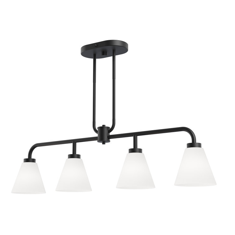 Wynridge Plug & Play 4-Light Chandelier in Transitional and Modern Style-60.15 Inches Tall and 38 Inches Wide