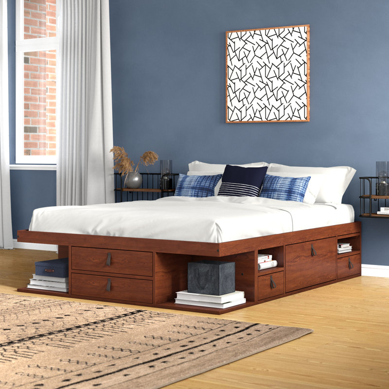 Bali Bed, Brown, European Double (140 x 200cm)
