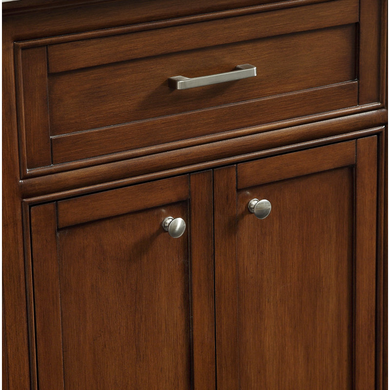 Ensemble de meuble-lavabo simple 24 po Hermes, Teck