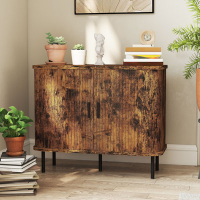 HOMCOM Mid-Century Modern Sideboard Storage Cabinet