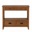 Console en bois de pin avec 4 tiroirs et tablette de rangement Farmhouse-1768410983