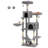 Timmins 78.3" Multi-Level Cat Tree with Cat Scratching Posts, Warm Cat Condo For Indoors-820771272