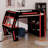 Gaming Loft Bed Frame, Desk Included, RGB Lighting, USB Ports, 6 Cubbies, 6 Drawers-1229128810