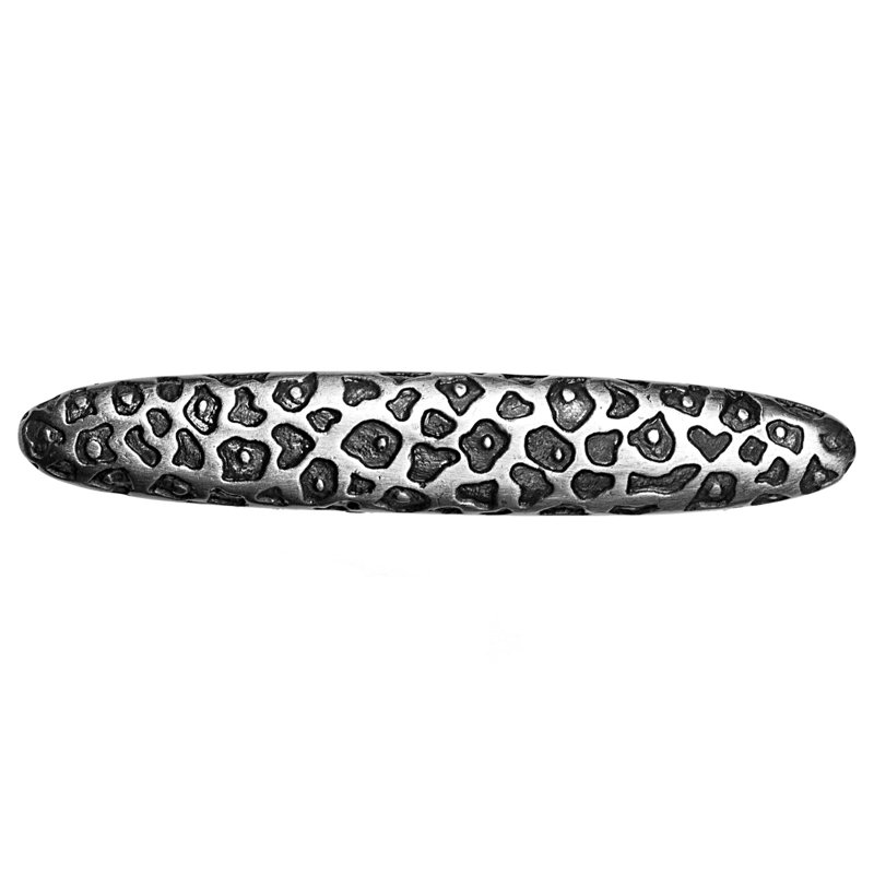 Leopard Print Arch Pull, Pewter