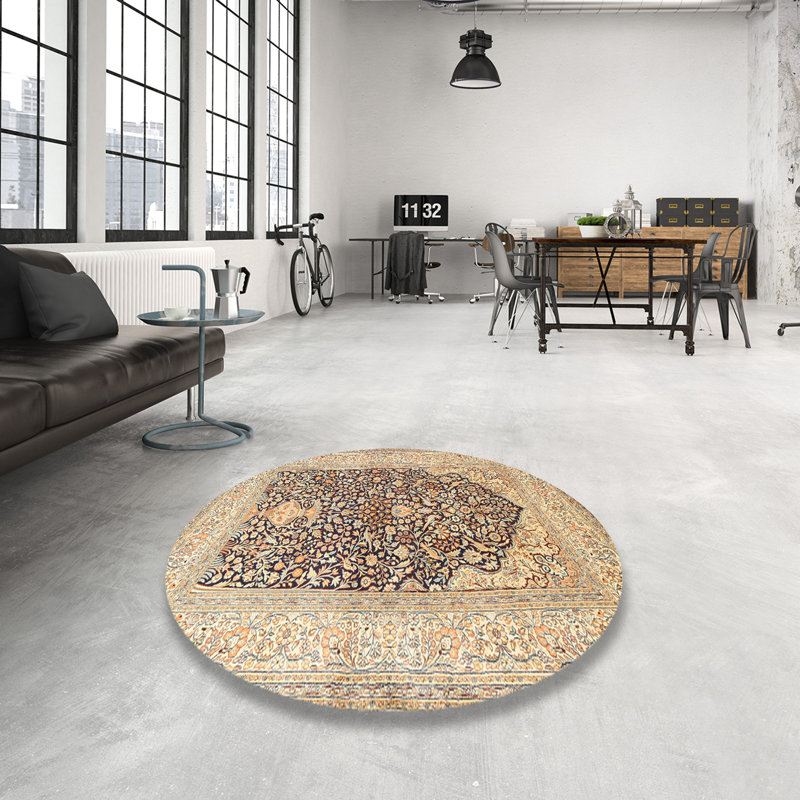 Wormald Oriental Indoor Rug, Round 4'