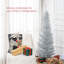 Arbre de Noël artificiel 5 pi avec arbre de Noël mince avec 294 branches réalistes et base