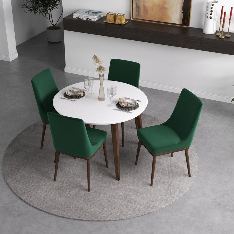 Ensemble repas pour 4 personnes Ruchi, Blanc, Vert