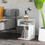 33cm W Metal Bedside Table