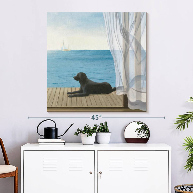 Brampt Coastal Blue Breeze I, 33" H x 33" W
