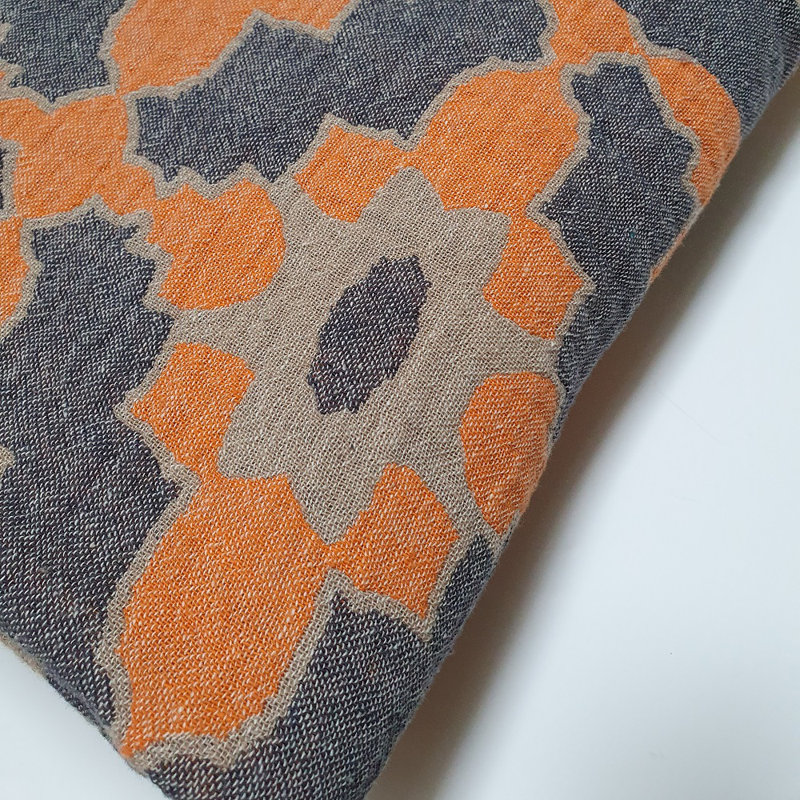 Marylou Throw Blanket, Orange, W270 x L245cm