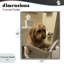 Chien et papier sur toile, estampe numérique, conception par Abigail Walker-536114083-536114095
