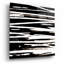  «Streaking Paths 3» par Alonzo Saunders, art mural en verre acrylique, 12 po x 12 po