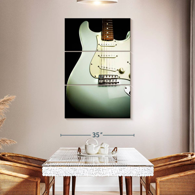 Guitare Abarca Pearly Rock, H 57 po x l 36 po