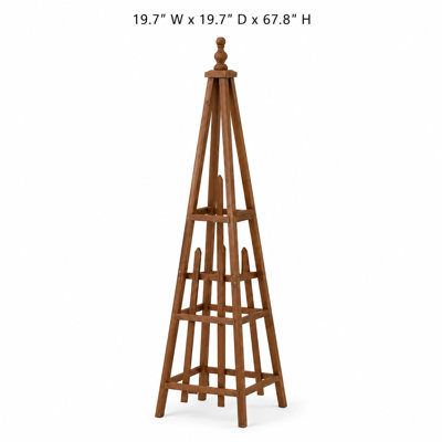 Obélisque de bois de Caydenn de 20 po de largeur (version épaisse améliorée)