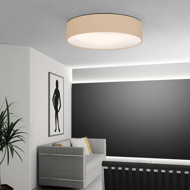 Parvin Flush Mount, Latte Brown