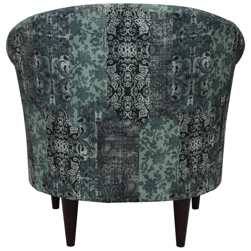 Lau Upholstered Barrel Chair, Slate