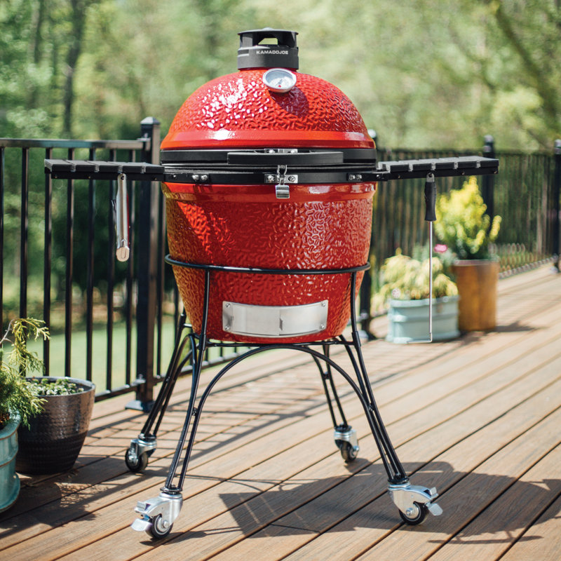 Kamado Joe 46.5" Kamado Charcoal Grill with Side Shelves