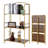 Lejon No Assembly Folding Etagere Bookcase-441723491-535560353