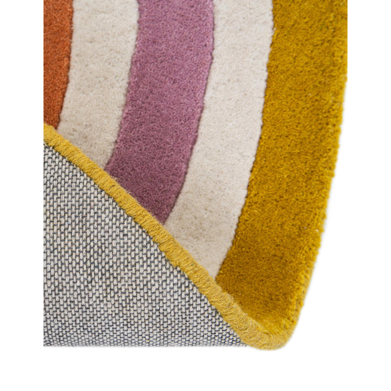 Tapis en laine touffeté à la main Latitude Run®, Rond 7 pi 10 po