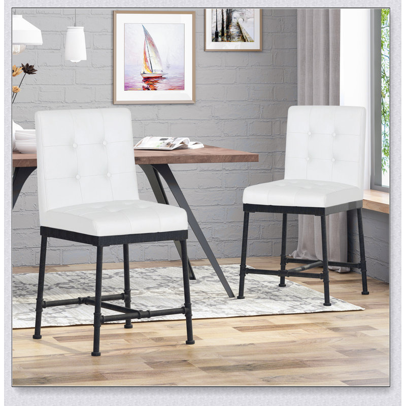 TABOURET DE COMPTOIR (ENSEMBLE DE 2) Créez une expérience culinaire intemporelle et améliorez le confort culinaireCréez une expérience culinaire intemporelle et améliorez le confort culinaire
