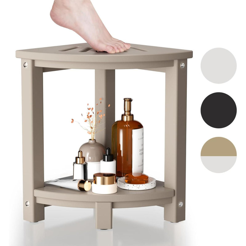 Banc de douche Pipina, Beige