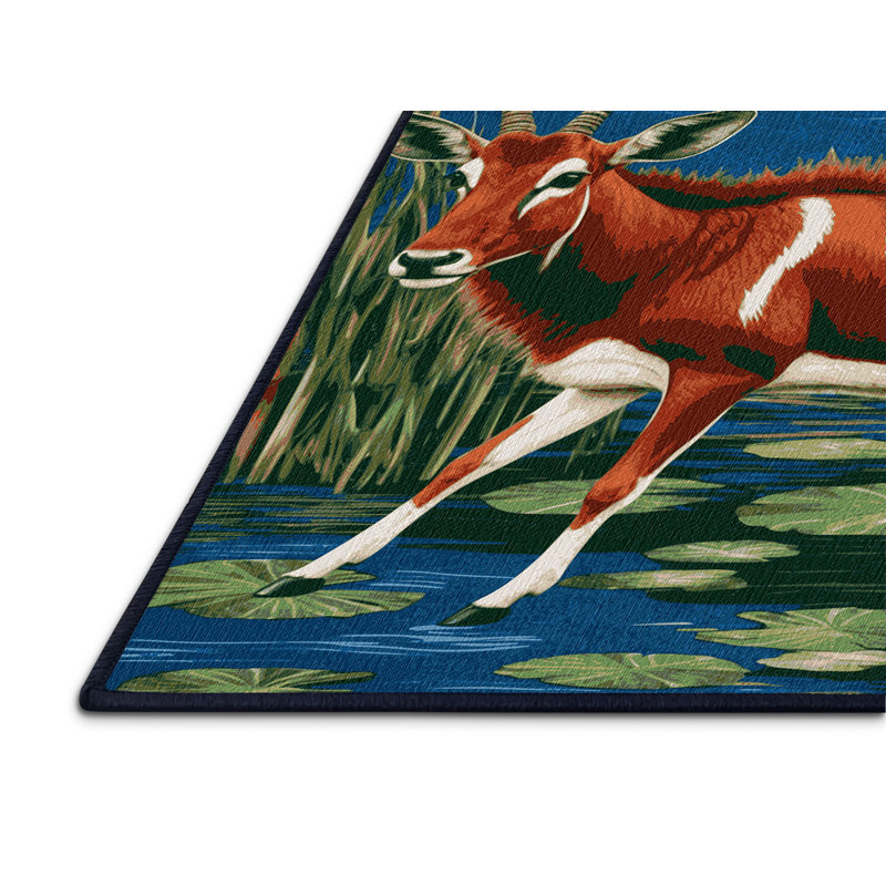  Tapis lavable Sitatunga, Carré 4 pi