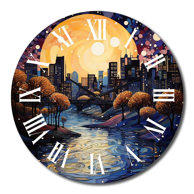 Christoffel Metal Wall Clock, Large
