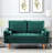 Geniece 57.8'' Velvet Loveseat-741988030