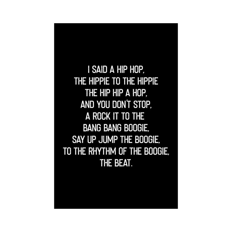 Rappers Delight by Mambo Art Studio - Wrapped Canvas Print, 66.04cm H x 45.72cm W x 1.91cm D