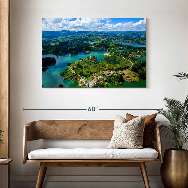 Vue aérienne de Nicci Medellin, H 30 po x l 45 po