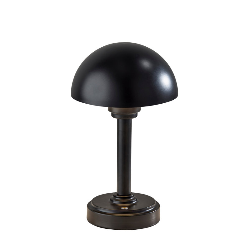 Lampe de table sans fil à DEL Ollie - noir, Noir