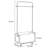 Iron Electroplate PU Leather Coat Rack Storage-1986932648