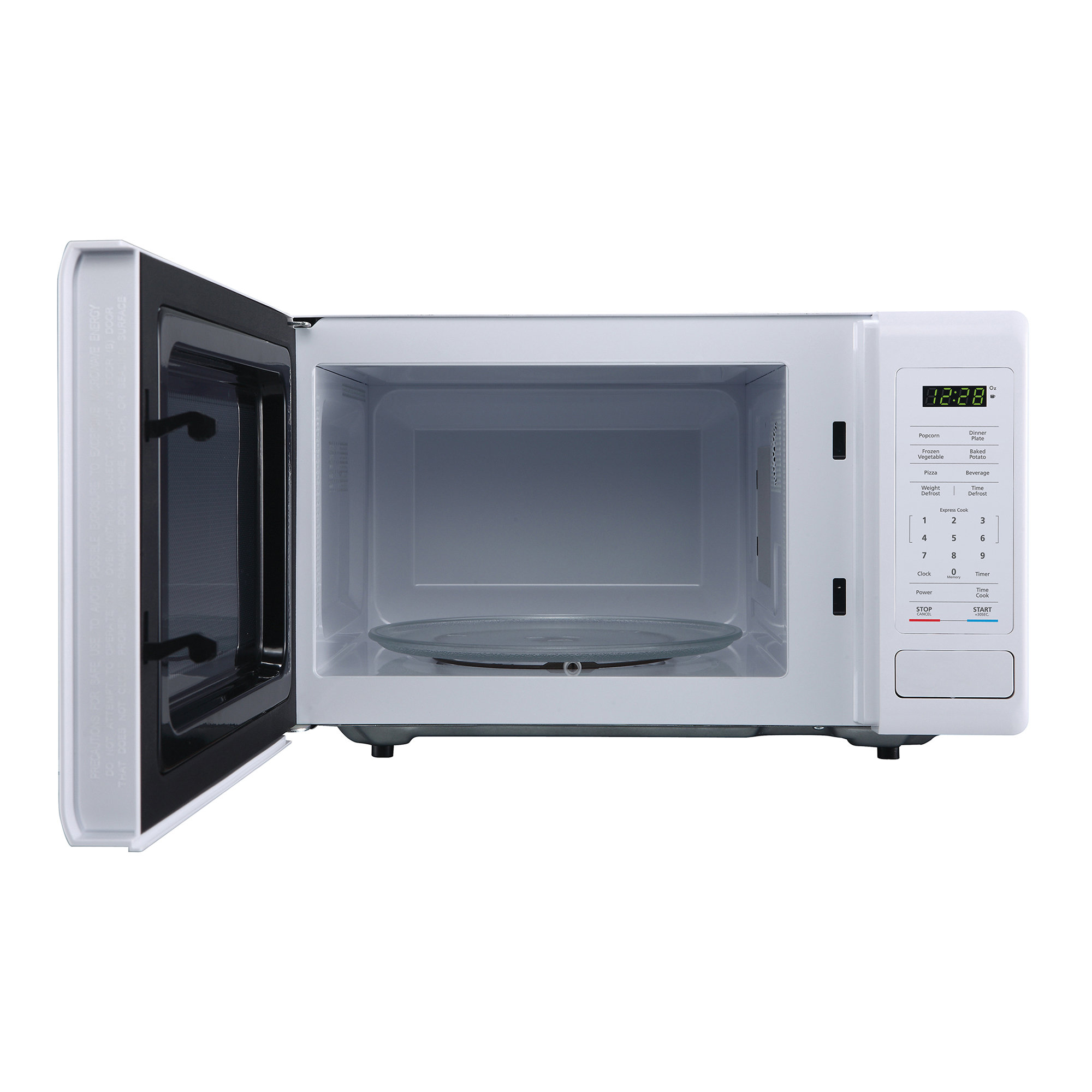 Magic Chef 1.6Cu.Ft. 1100W Countertop Microwave w/ Stylish Door