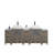  84" Double Bathroom Vanity Set with Mirror-106870187
