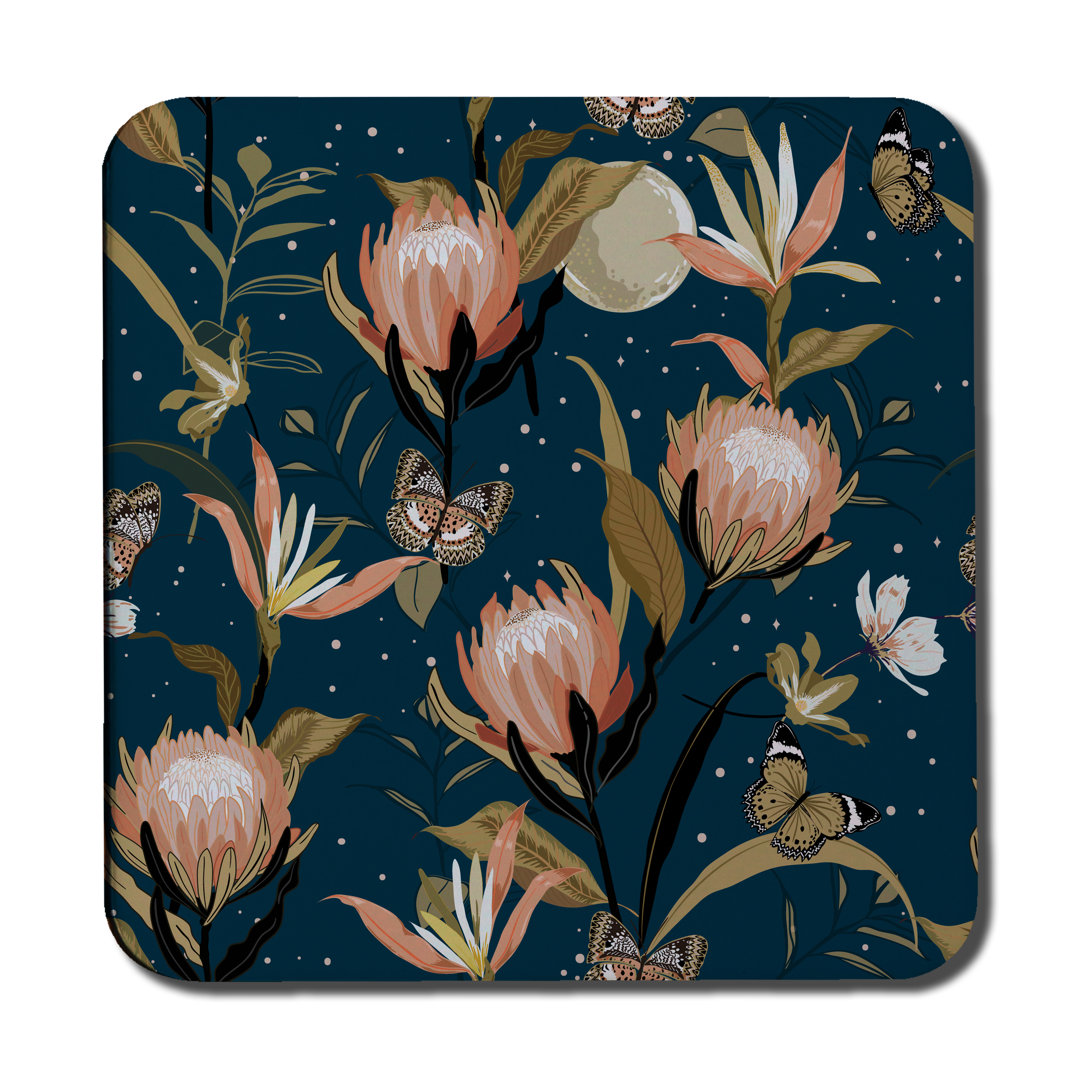 Square 6 Piece Coaster Set