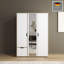 Hinged door wardrobe Narai with mirror, handle -less look MADE IN GERMANY-104201205-104828612