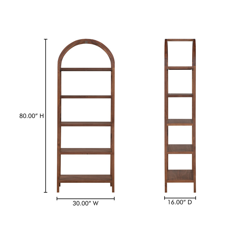 EERO BOOKCASE BLACK, Walnut