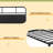 Metal Daybed Platform Bed Frame With Trundle Built-In Casters, Twin Size