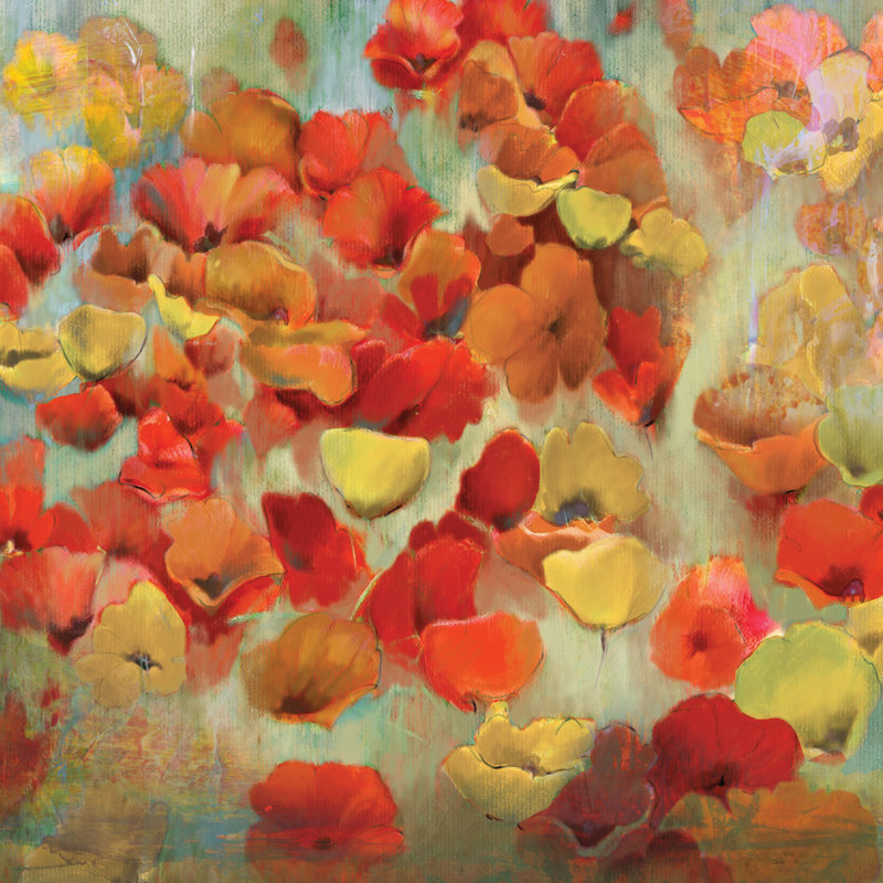 Flower - Wrapped Canvas Painting, 122cm H x 122cm W