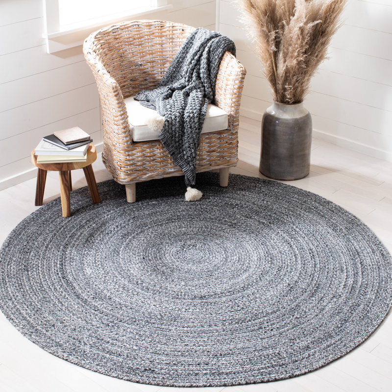 Tapis performance tissé à plat Chirag, Rond 5 pi