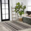 Tapis intérieur / extérieur noir / beige Clarina-69807516