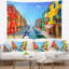 Tapisserie burano de canal de venice de couleur paysage island-28486713