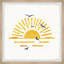 Birds And The Rising Sun - Single Picture Frame Painting-1007540423
