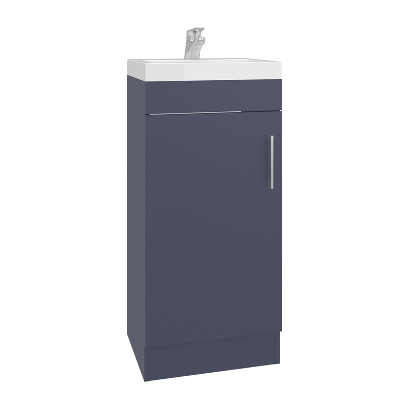 Meuble-lavabo sur pied avec lavabo en résine Madrid