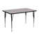 Goddard 24''W x 48''L Rectangular HP Laminate Activity Table - Adjustable Legs
