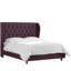 Lit tapissier capitonné standard à profil bas Tomey-16769508-102834146