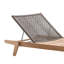 Chaise longue d'extérieur en teck